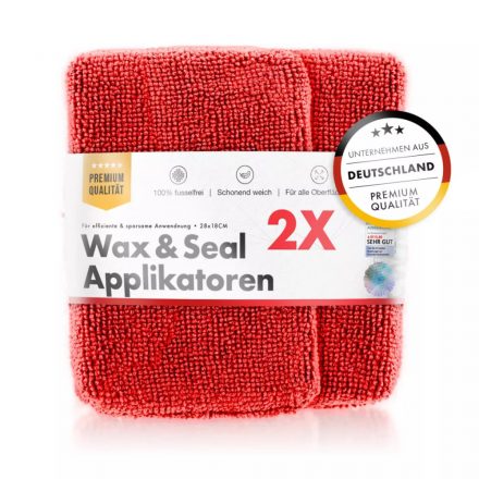 Chemicalworkz Wax/Sealant Applikátor Mikroszálas Piros 2db